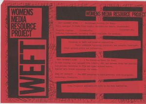 Red Flyer for the Women's Media Resource project