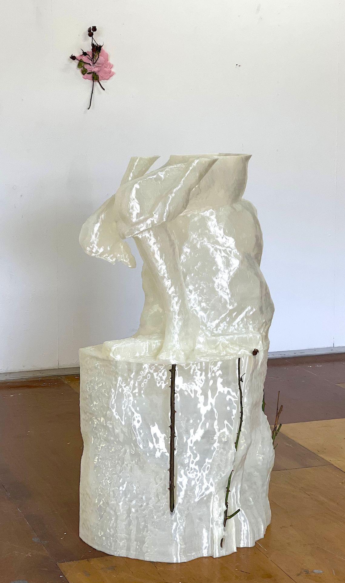 An image of a large, 3D printed sculpture.