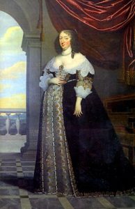 Beaubrun's Picture of Anne of Austria, standing, heavily pregnant