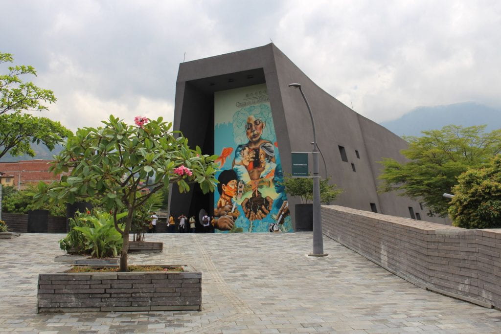 Museum entrance in Medellin