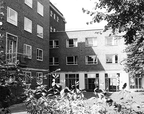 Old photo of Surrey House, date uncertain but may be 1970s