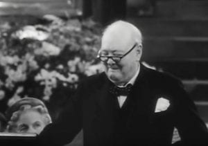 Churchill'smischievouslookPathe