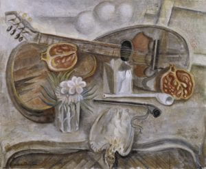 Pedestal Table in the Studio 1922 André Masson 1896-1987 Bequeathed by Elly Kahnweiler 1991 to form part of the gift of Gustav and Elly Kahnweiler, accessioned 1994 http://www.tate.org.uk/art/work/T06819