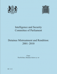 Intelligence and Security Report on Detainee Mistreatment and Rendition