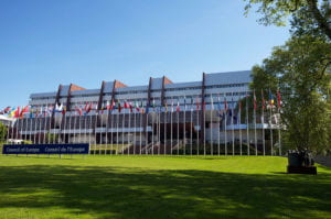 The Palais de l'Europe (the Council of Europe's principal building in Strasbourg).